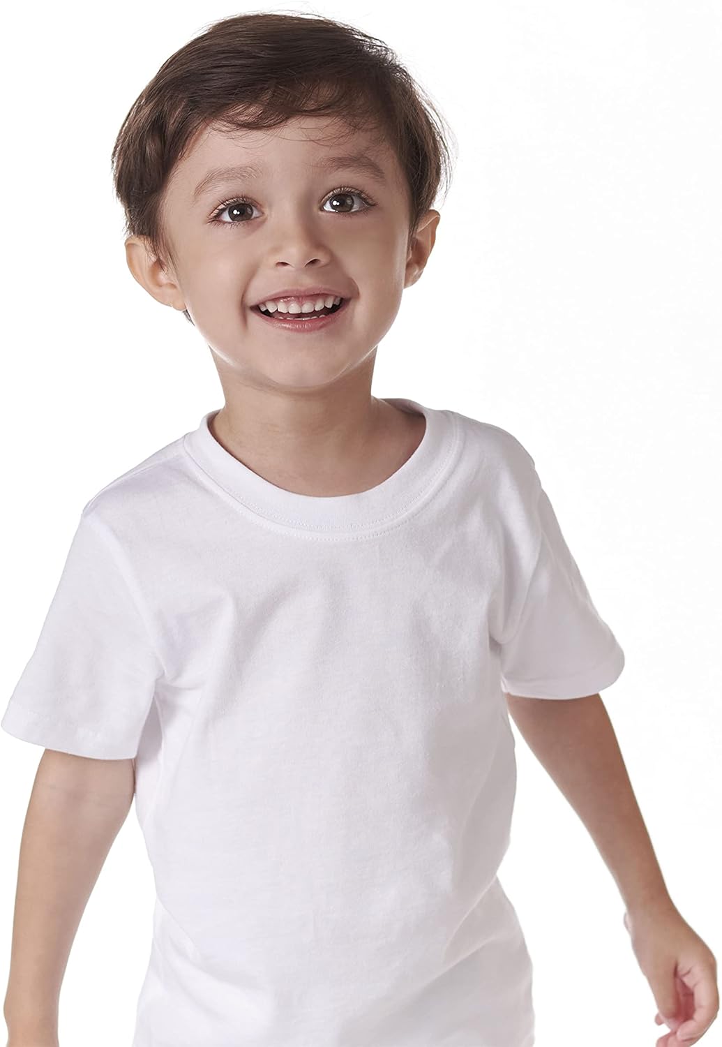 Miniatura 3 de Gerber Camiseta unisex de manga corta para bebé, 5 unidades, color liso, 5.64ozm, Neutro