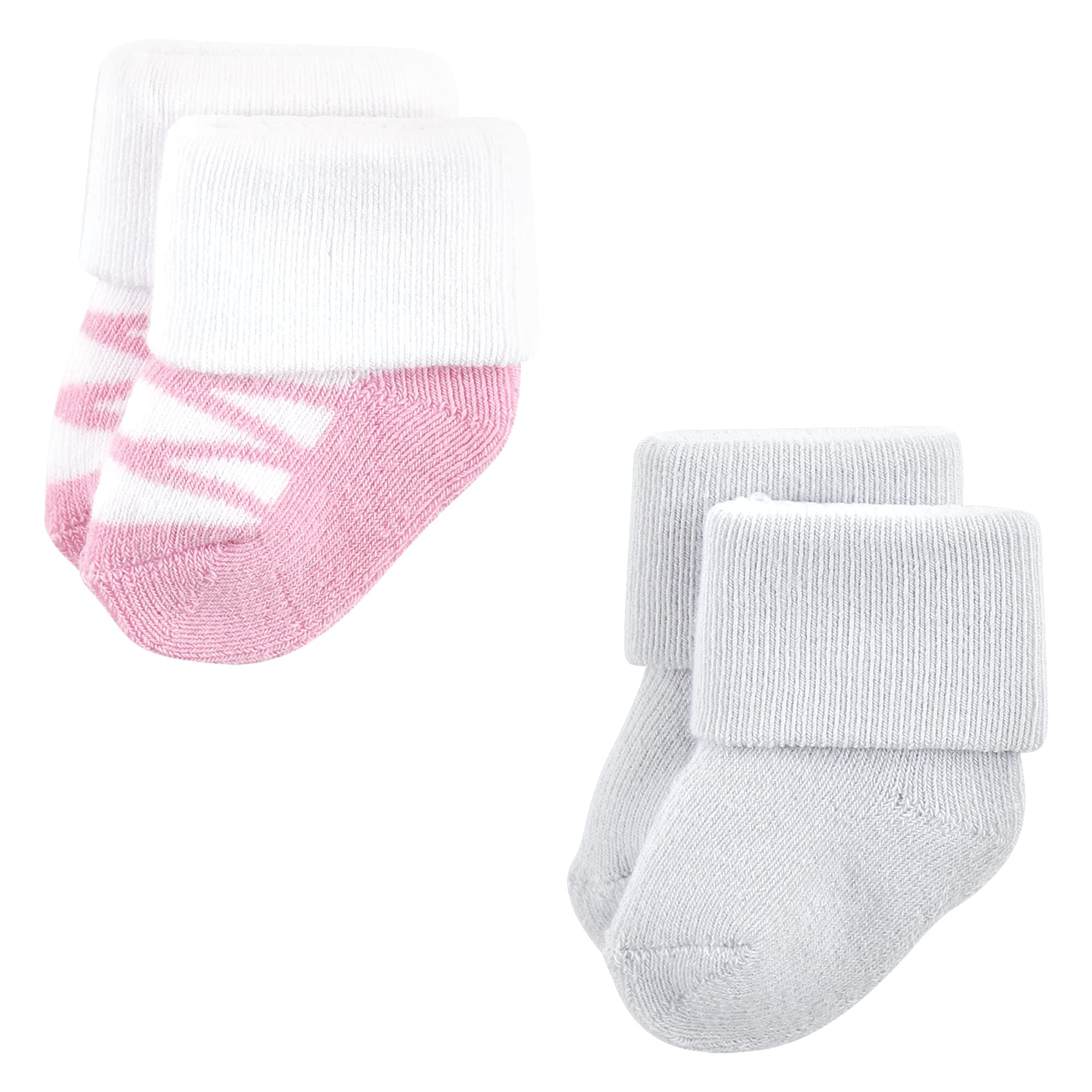 Luvable Friends Damen Unisex Neugeborene und Baby Frotteesocken Ballett 12er Pack 6-12 Monate, Balletttasche, Rosa, Schwarz, 12 Stück