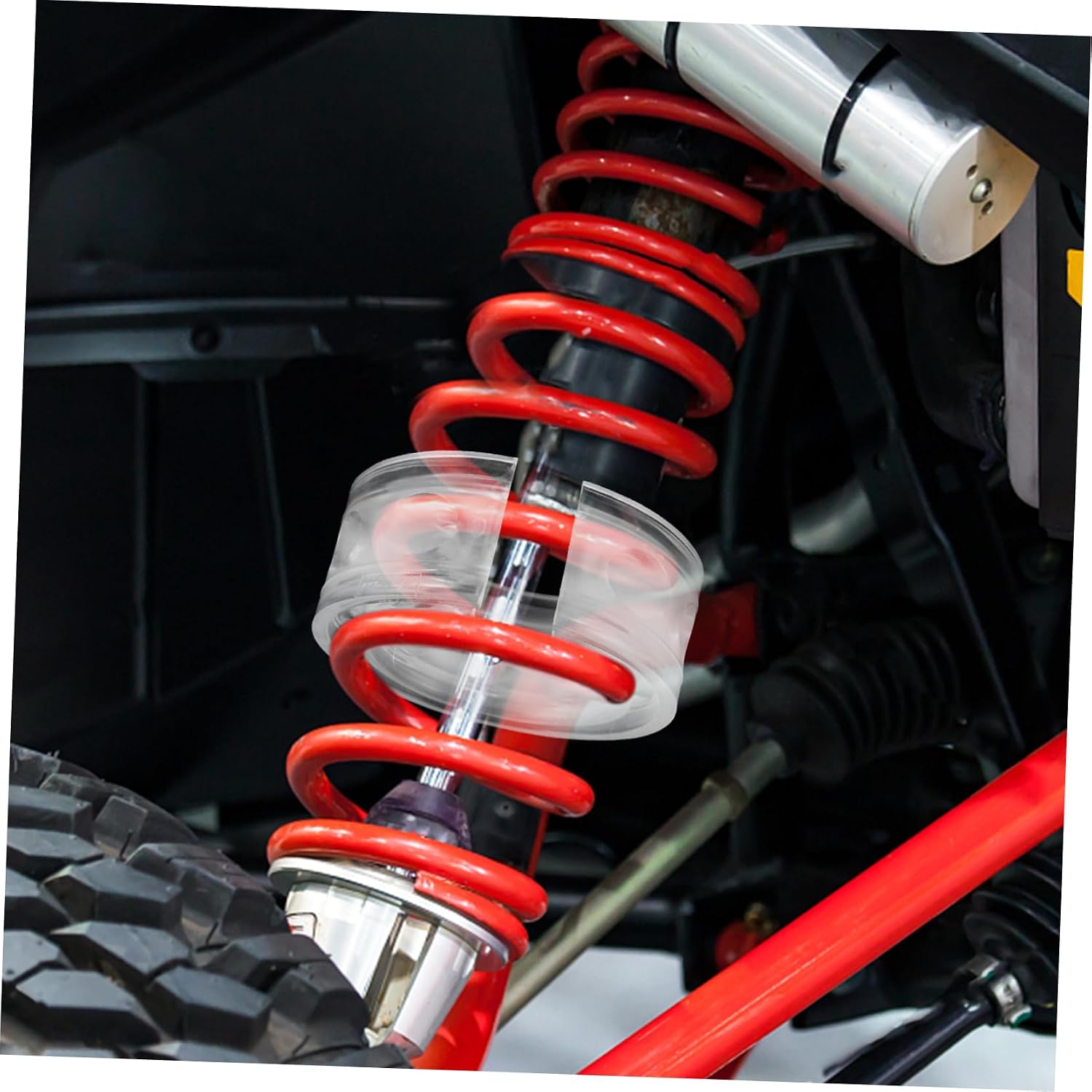 2pcs Car Coil Spring Buffer Cushion Shock Absorbing Support Pad for Vehicle Car Shock Absorber Replacement