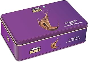 Pure Temptation Chocoblast Celebration Gift Box | 196g Chocolate-Filled Waffle Cones | Premium Chocolate Gift Hamper for Men & Women | Ideal for Birthdays, Anniversaries & Special Occasions