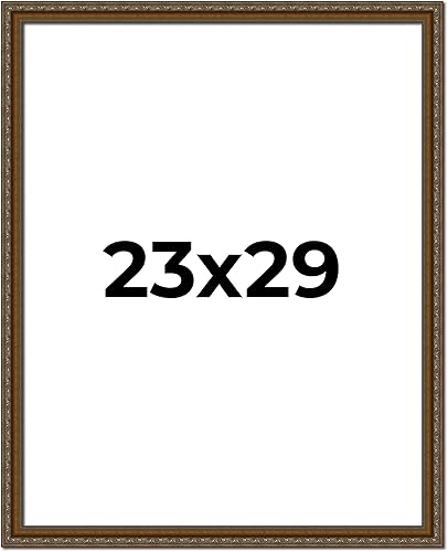 Miniatura 10 de Marco de fotos completo de madera dorada envejecida de 16 x 20 pulgadas con plexiglás acrílico UV, parte trasera de tablero de espuma y accesorios