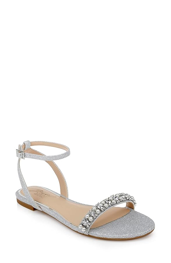 Sandalias De Satin Badgley Mischka De Segunda Mano