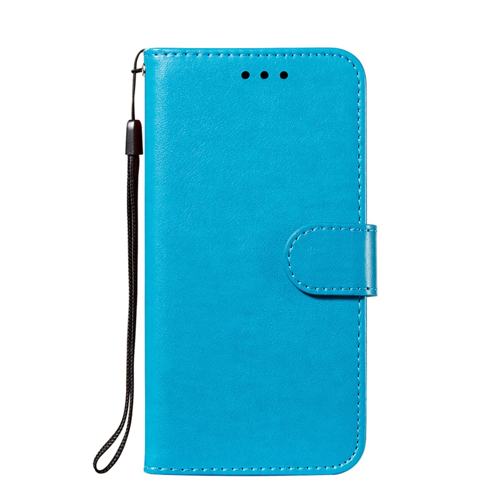 LTL Etui na telefon do iPhone 13 Mini/13/13 Pro/13 Pro Max, skórzane etui z klapką z przegródkami na karty, etui na telefon, magnetyczne zamknięcie, niebieskie, 13 mini 5,4 cala