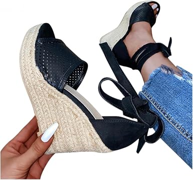 Amazon.com: Letshop 2022 Sandalias para mujer, sandalias de cuña con tiras  y puntera abierta, sandalias de viaje, sandalias romanas, sandalias de  playa : Juguetes y Juegos