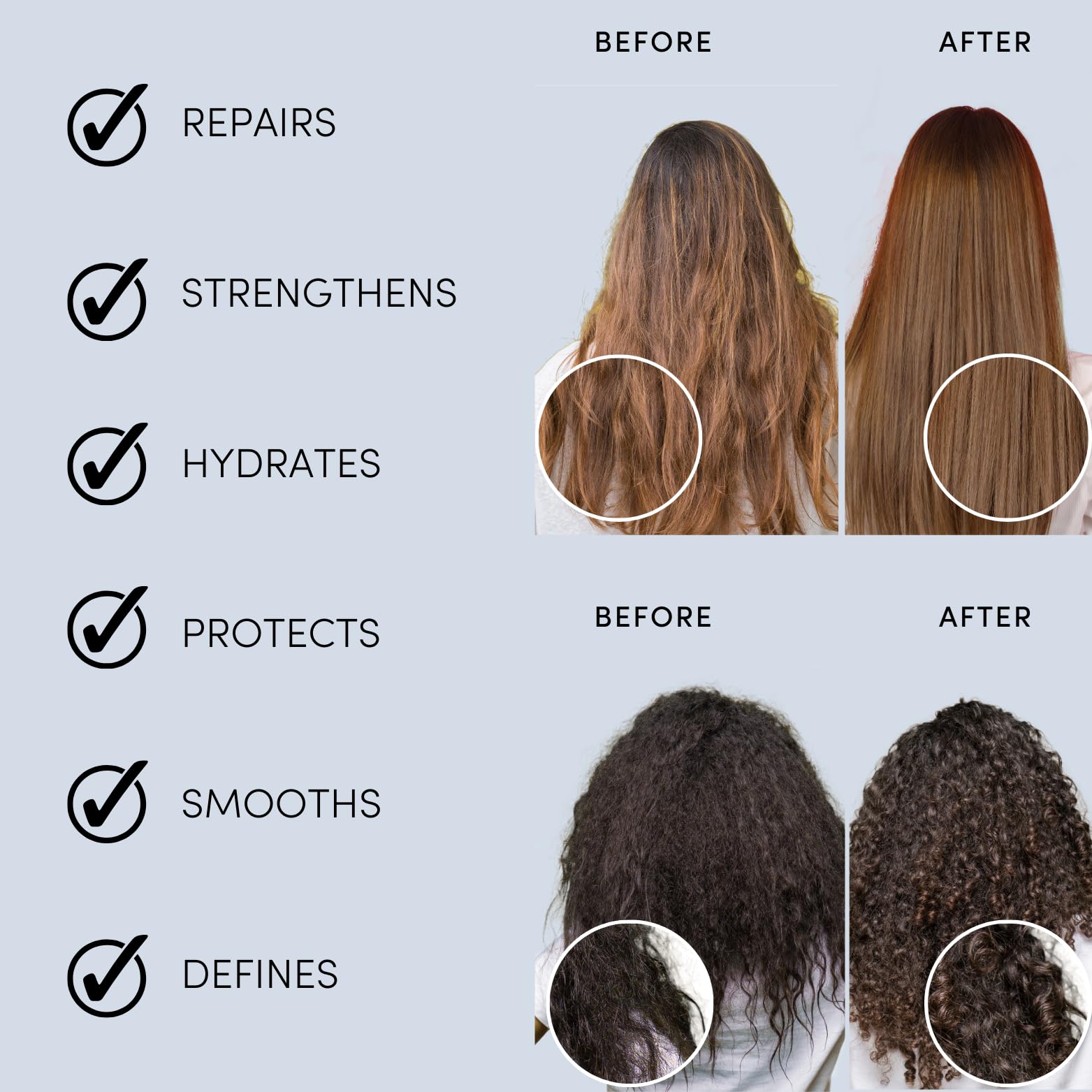 Natürliches Haaröl zum Haarwachstum beschleunigen mit biologischen Rosmarinöl, Rizinusöl, Mandelöl und Arganöl als Haarmaske und Haarkur (100 ml, Haarpflegeöl) (Packung mit 2)