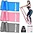 Resistance Bands for Working Out, Exercise Bands for Physical Therapy, Stretch, Recovery, Pilates, Rehab, Strength Training and Yoga Starter Set