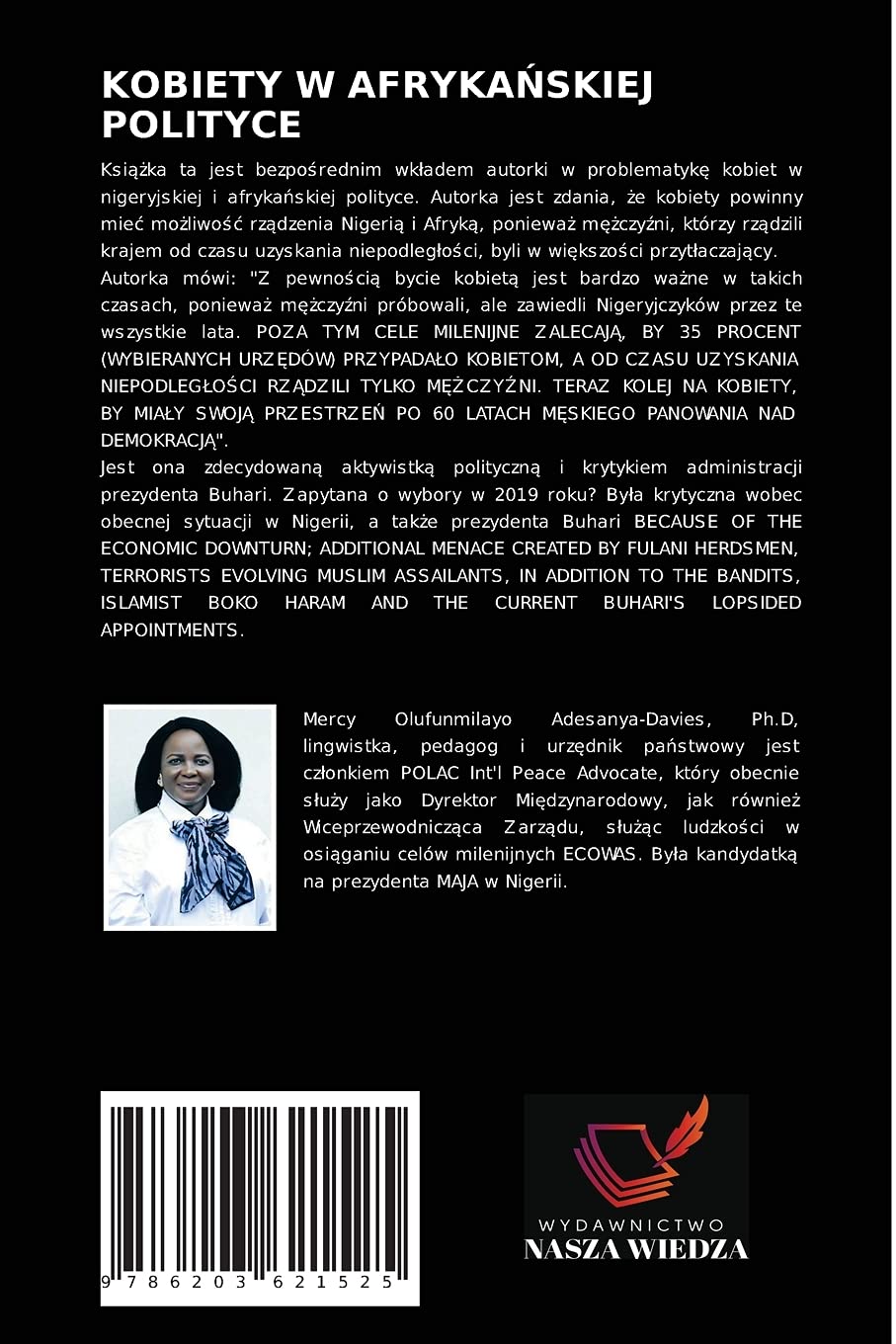 KOBIETY W AFRYKAŃSKIEJ POLITYCE: Wyprawa do polityki PREZYDENCJA KOBIET W NIGERII