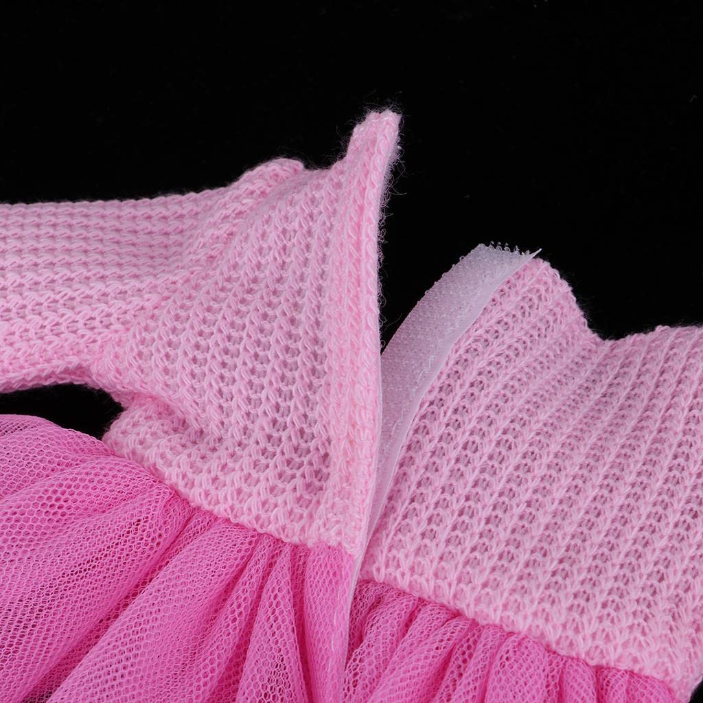 1/3 Lindo Vestido de Suéter de Princesa con Medias para Muñeca