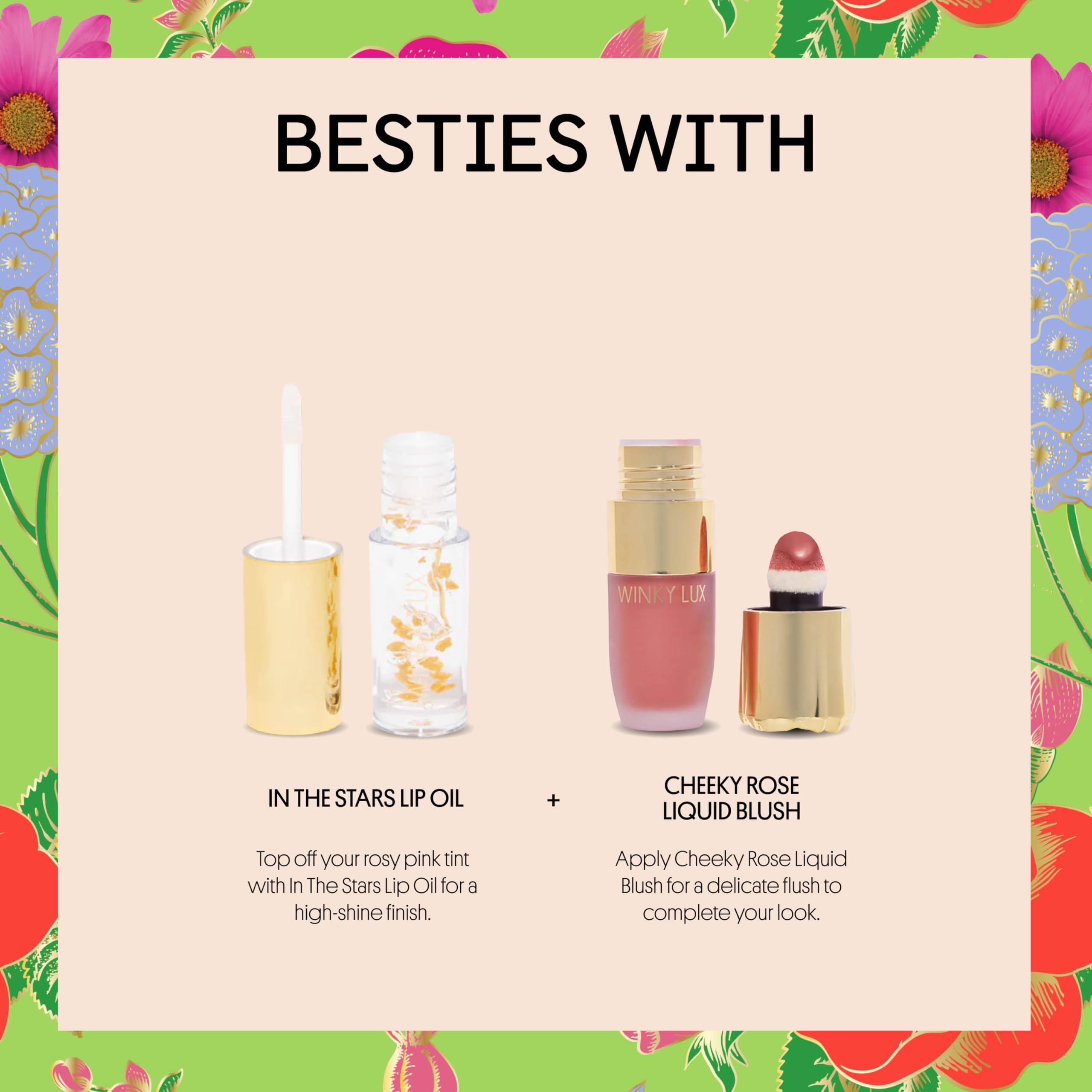 Winky Lux Womens Pink Flower Lip Balm