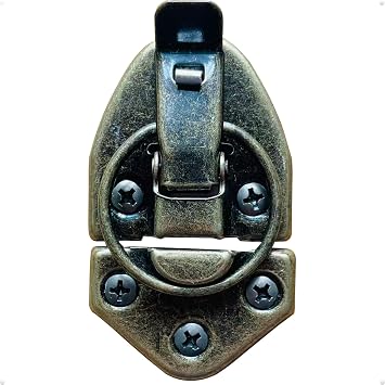 trust4care 3-Pack Hasp and Staple Lock Latch of Sauna,Steam,Spa Replacement
