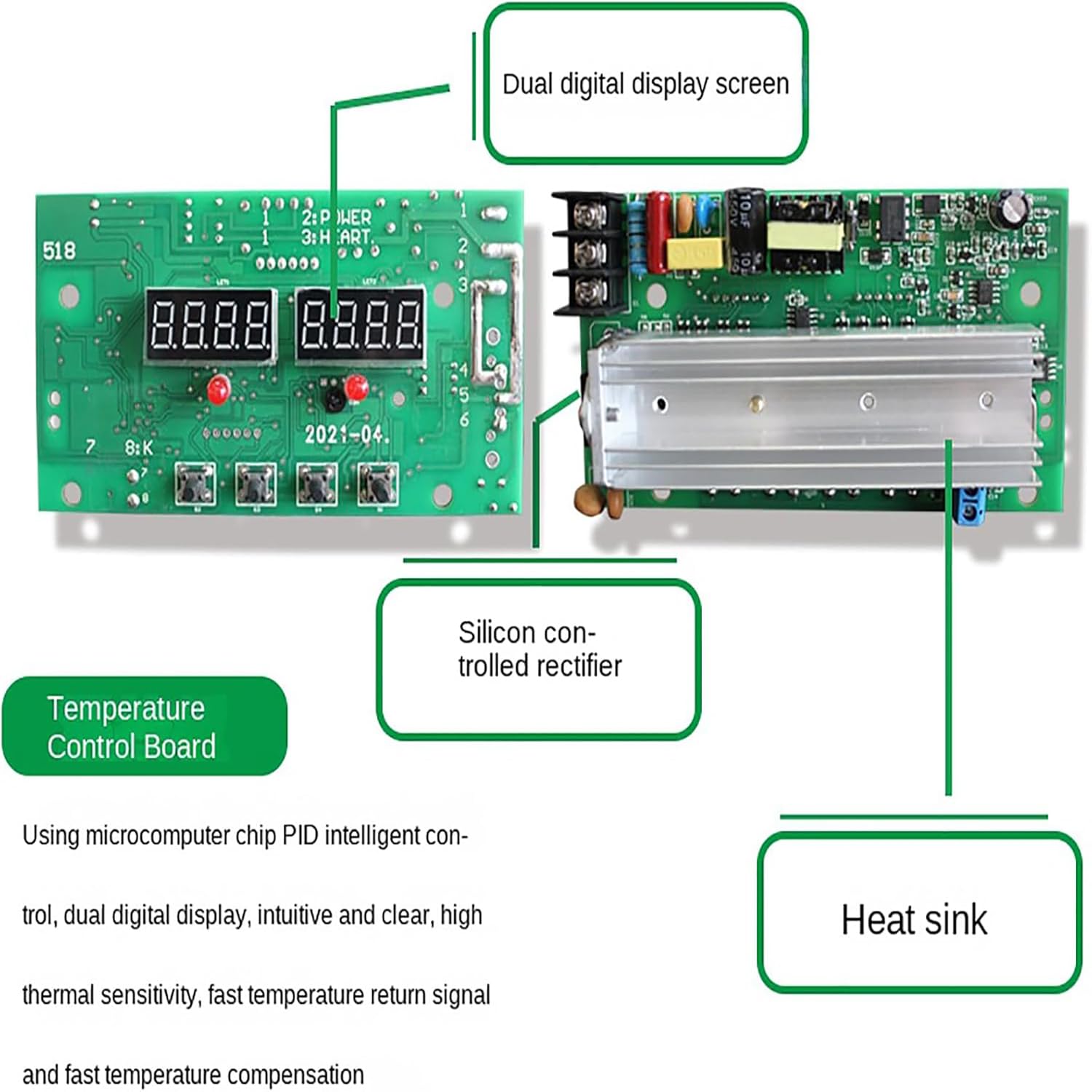 Pentola per Saldatura, pentola elettrica Portatile per Fusione, Temperatura 0℃-600℃, per impianti elettronici, Laboratorio, per saldature, riparazioni. (500w)