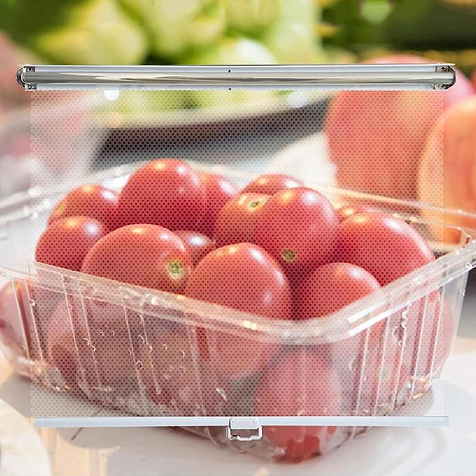 Clear Roll Up Blinds Waterproof Dustproof Keep Fresh Transparent Roller Blind,Food Grade PET Breathable Clear Roll Up Blinds,For Supermarket(W150xH150cm(59x59in))