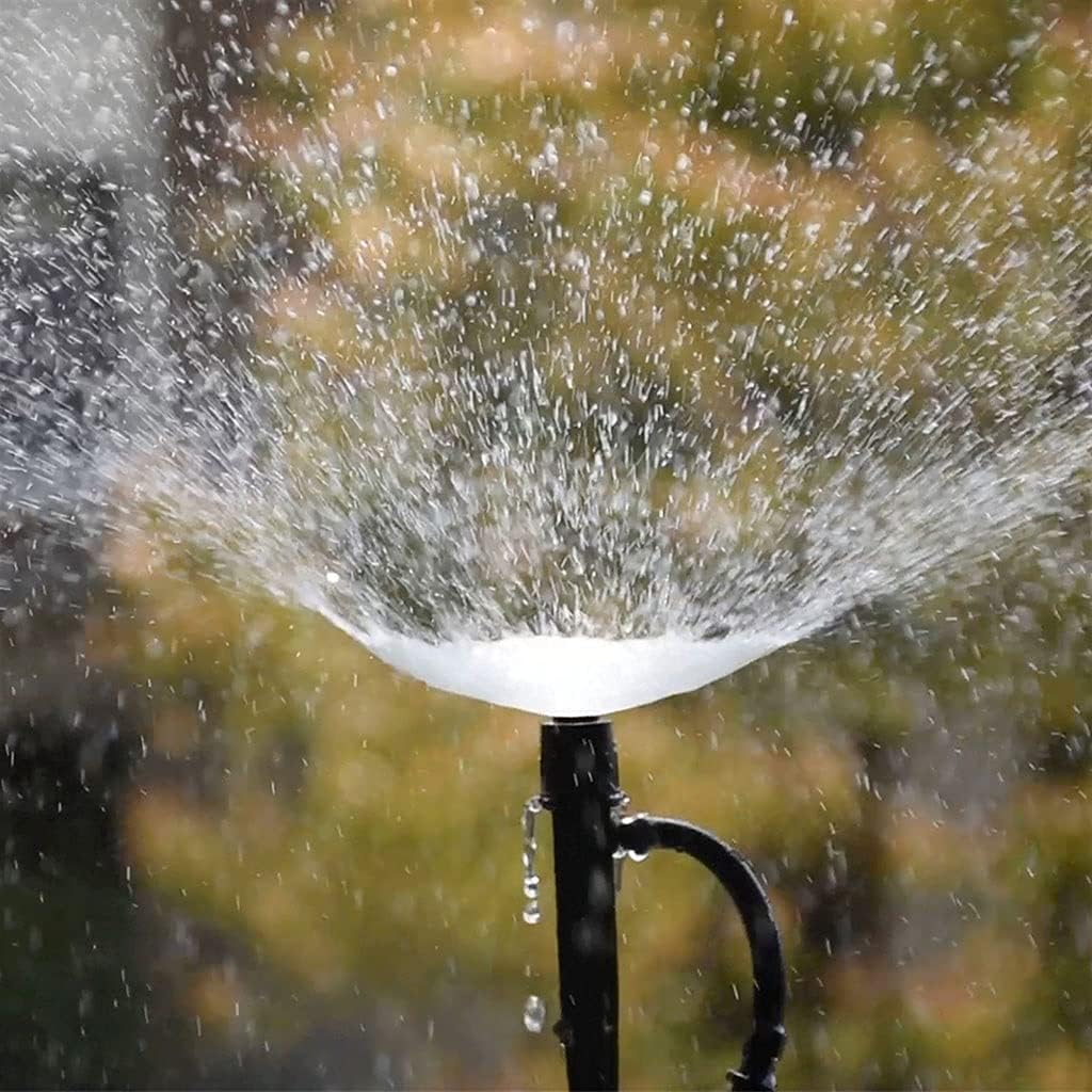 4/7mm Garden Watering Hose, PVC Micro Irrigation Pipe Drip Irrigation Tubing Sprinkler for Lawn Balcony Greenhouse (Color : 20M (65.6ft), Size : 1/4'')