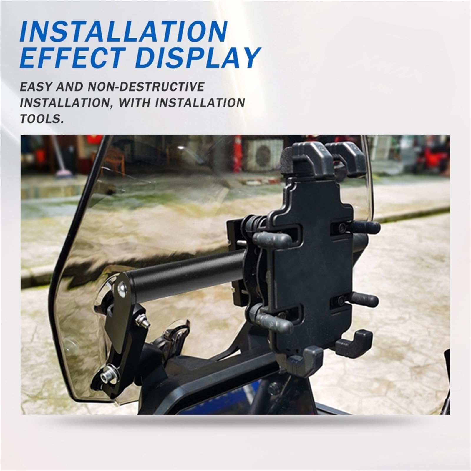 Motorcycle Mobile Phone Holder Stand Support GPS Navigation Bracket Accessories Compatible with VOGE 500DS 500DSX 300DS DSX 500 DSX 300 DS