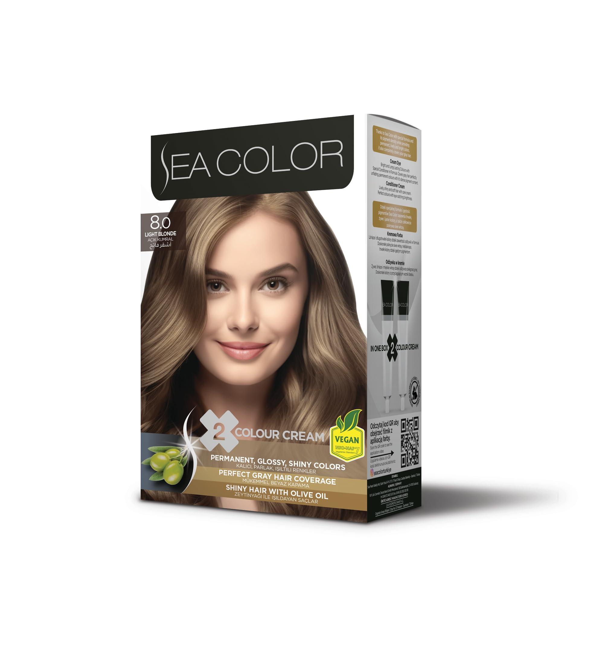 SEA COLOR 8.0 Açık Kumral Set Boya