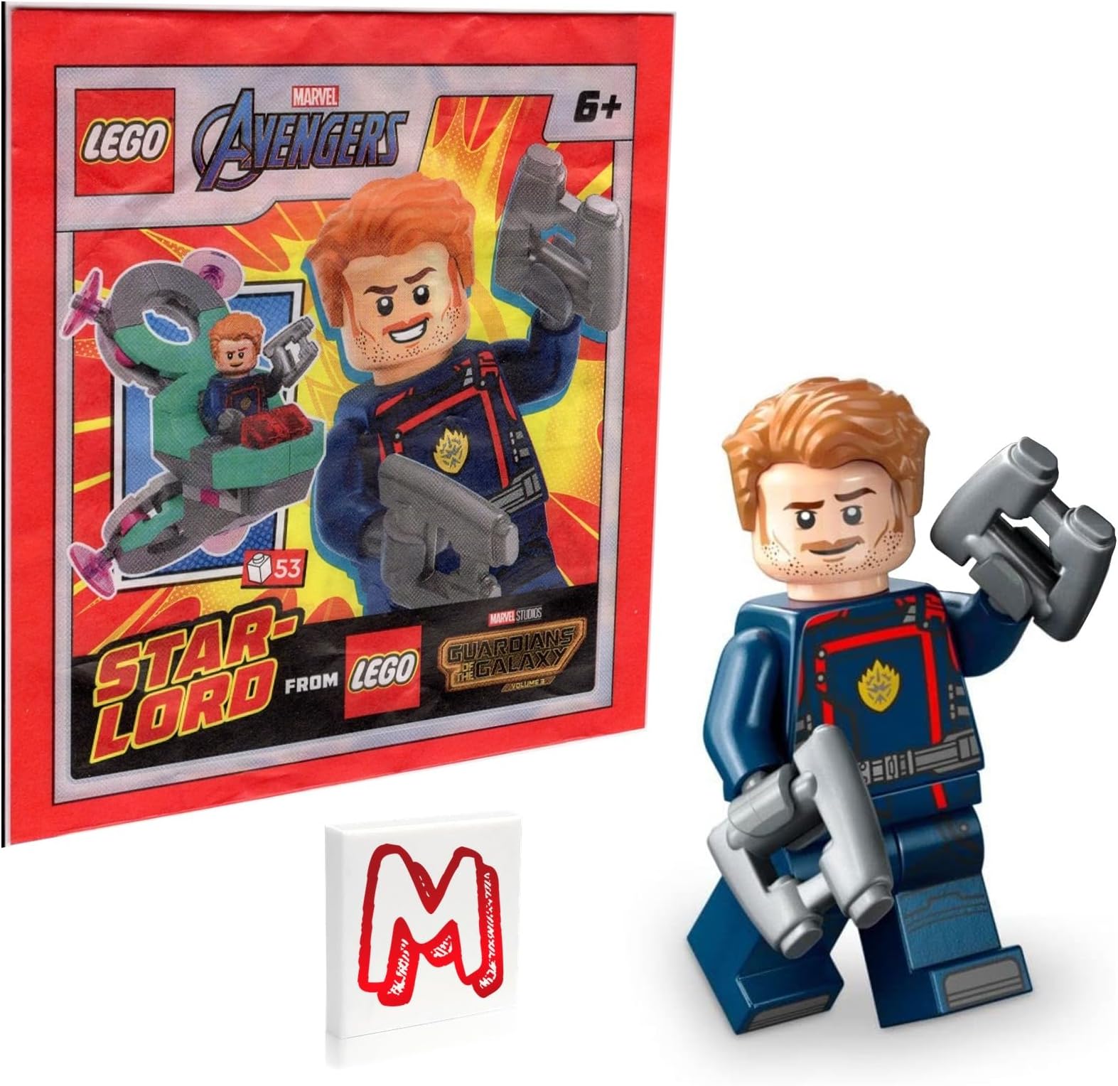 Super Heroes: Guardians of the Galaxy Vol. 2 MiniFigure - Star-Lord (w/ Jet Pack)