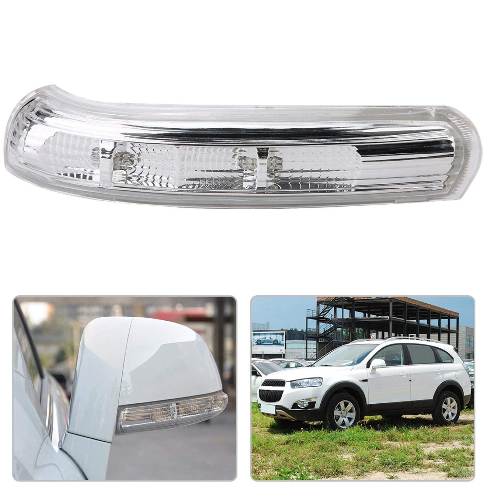 EBTOOLS Indicatore di Direzione per Specchietti Laterali Lampada per Indicatori di Direzione per Specchietti Retrovisori per Auto Lampada per Indicatori di Direzione per Captiva 2007‑2016(1)