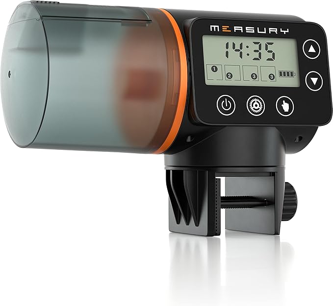 Dispenser Automatico Cibo Per Pesci Measury - Programmable Fino A 4 Volte Al Giorno - Foto 11