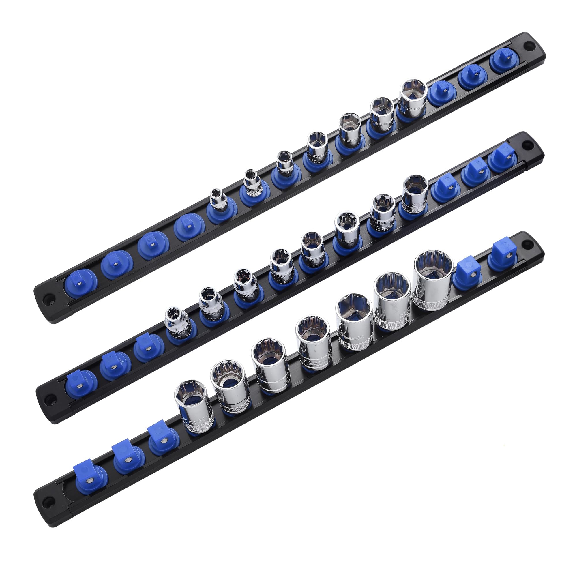 Rotating Socket Rail Snapklik.com : Reniteco 3-Piece Magnetic Socket Organizer, Heavy Duty ...