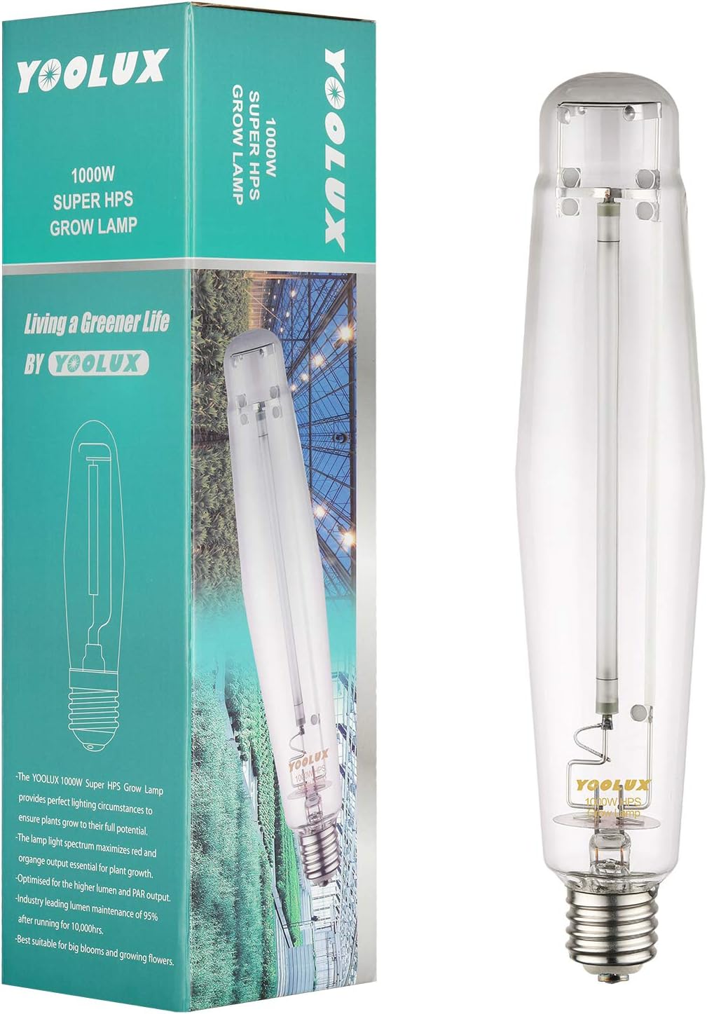 YOOLUX 1000W Plant hps Bulb (high Pressure Sodium) Grow