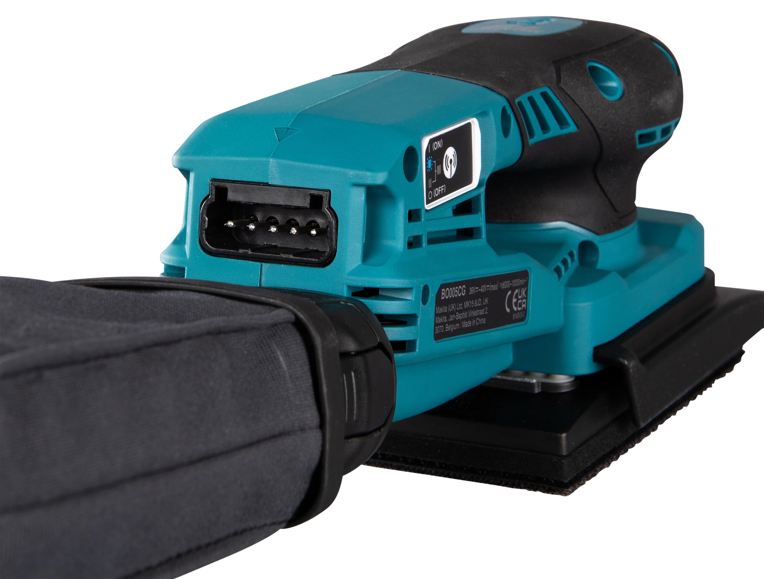 Makita BO005CGZ akumulatorowa szlifierka oscylacyjna 40 V maks. / 80 x 130 mm (bez ładowarki i akumulatorów)