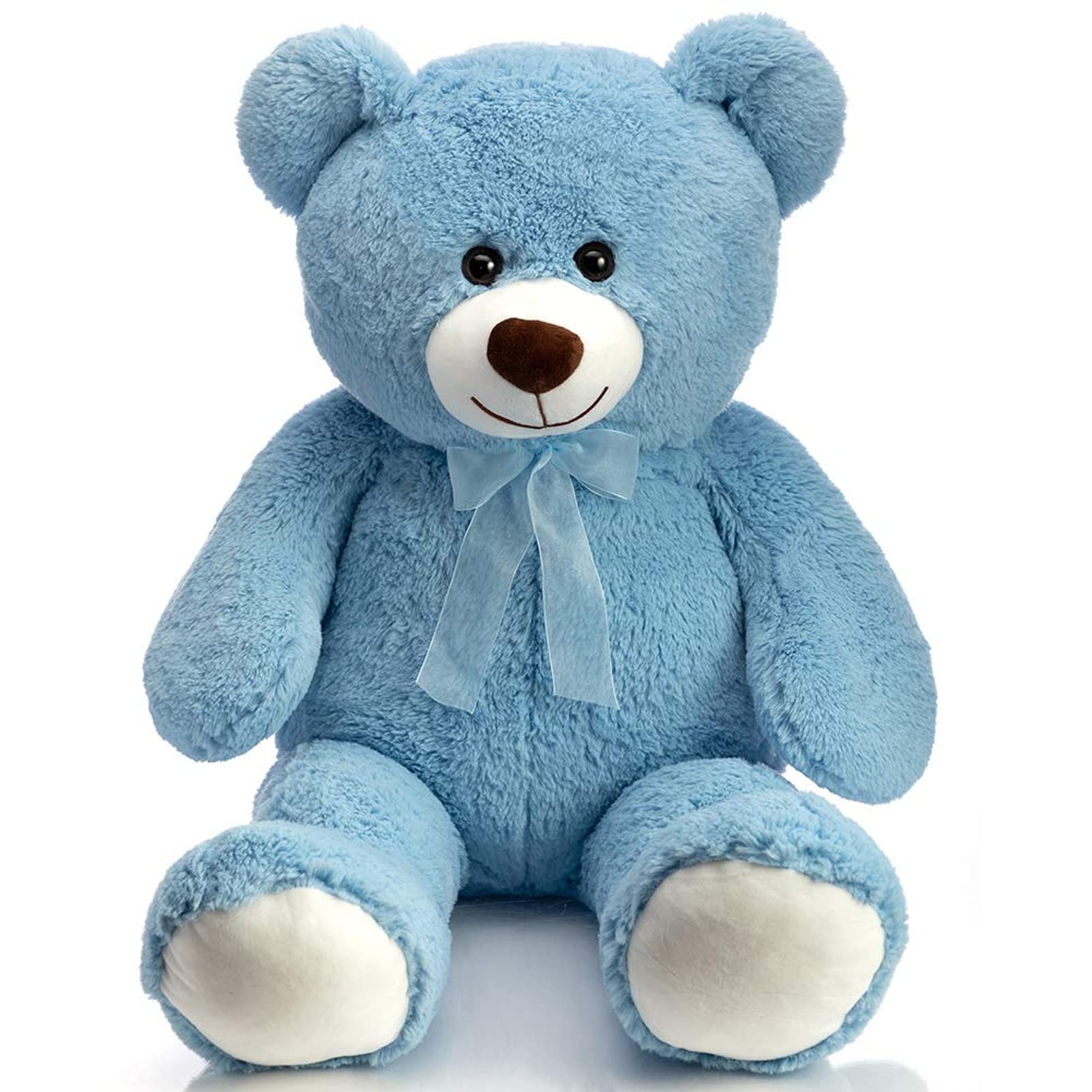 BEJOY 90cm Giant Teddy Bear Stuffed Animal Soft Toy Large Love Gift Child Dolls Plush 36inch Teddy Bears, Light Blue — image 1