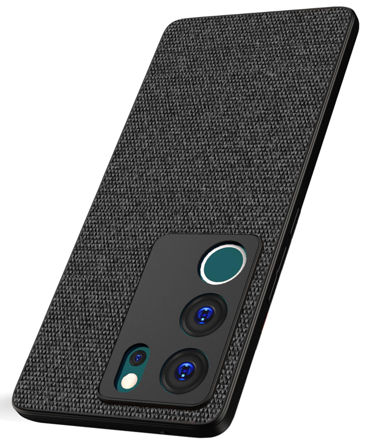Kapa Soft Full Fabric Protective Back Case Cover for Vivo V29 (5G) / Vivo V29 Pro (5G) | Shockproof Slim Hard Anti Slip Back Case (Black) (B0CHMML33K) Amazon Price History, Amazon Price Tracker
