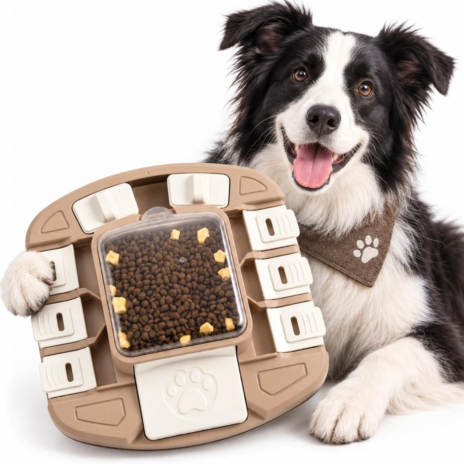 Dog Puzzle Toy, Interactive Slow Feeder for Mental Stimulation, Smart Dog Toy