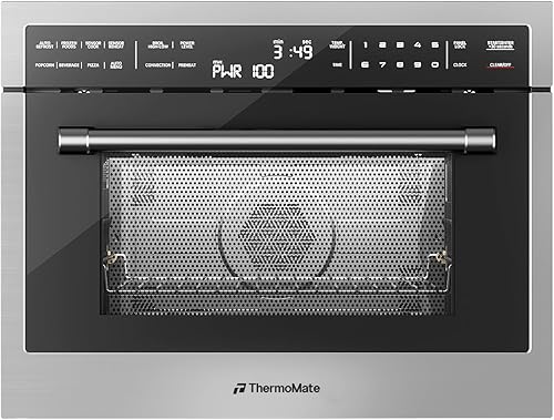 Vista 8 de Cajón de microondas integrado de 24 pulgadas, ThermoMate de 1.2 pies cúbicos, cajón de microondas con preajustes automáticos, 1000 vatios con 11