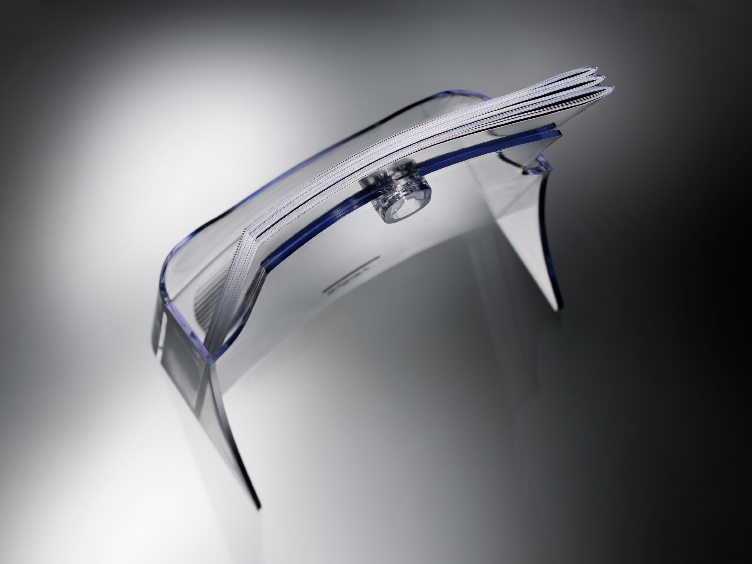 Portabiglietti Da Visita SIGEL In Acrilico Trasparente - Capacità 80 Biglietti - Design Elegante - Foto 6