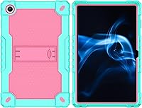 Vista 4 de Para Onn 10.4 Tablet Pro 2023 Modelo: 100110603 Funda protectora híbrida de alta resistencia con correa para el hombro para Walmart Onn 10.4 Tablet