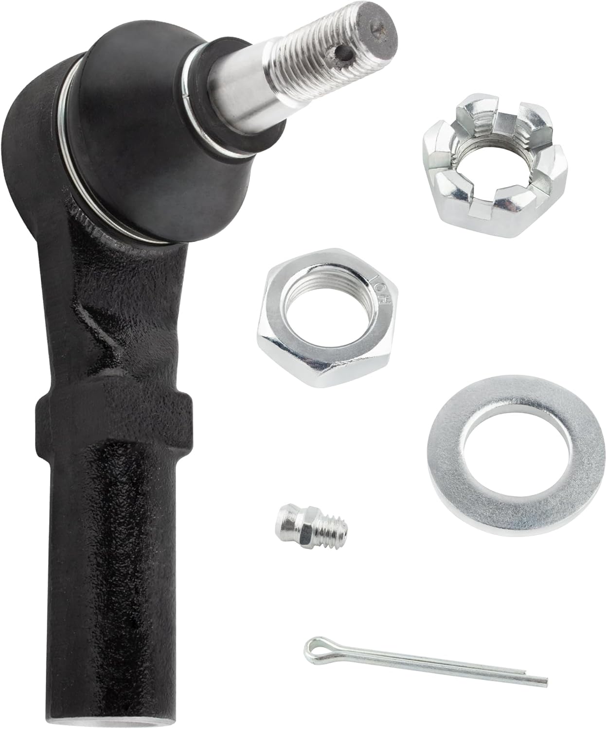 2Pcs Front Outer Tie Rods End Links LH Driver & RH Passenger Fit For Dodge Ram 1500 2002-2008, For Dodge Ram 2500 3500 2003-2010 RWD, For Ram 2500 3500 2011 RWD Replace# ES3538