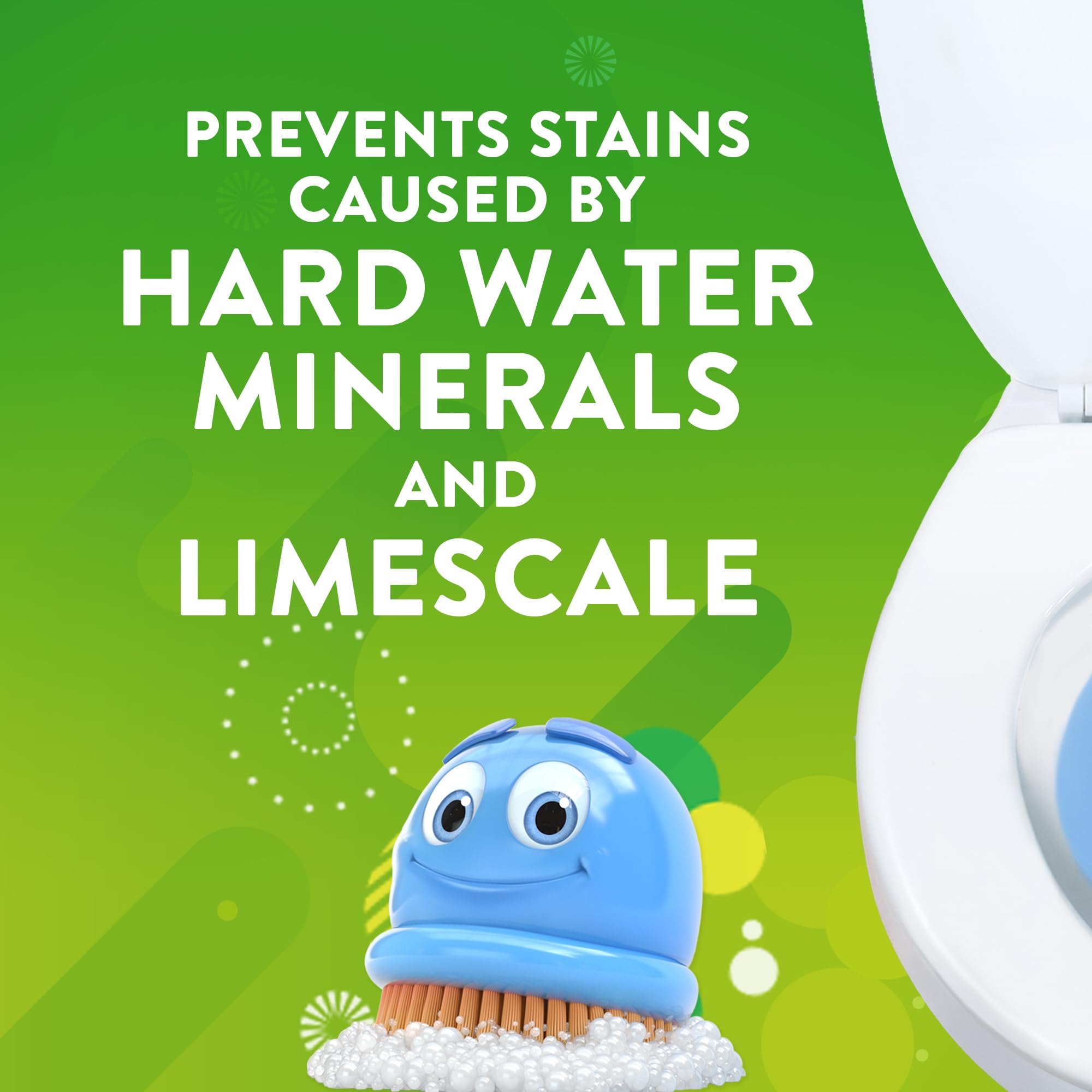 Scrubbing Bubbles Tavolette per WC, dischetti igienici continui puliti, ogni compressa fornisce 4 settimane di protezione contro macchie e accumuli, 5 pezzi (confezione da 3)