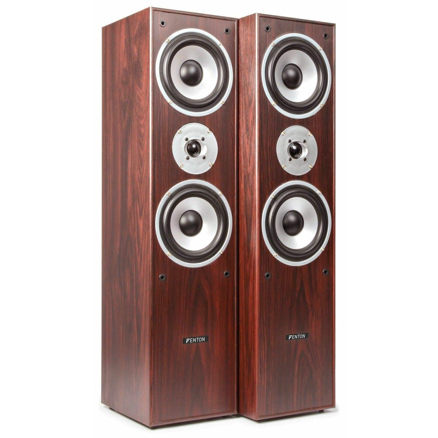 Fenton HF5W Home Cinema 5.0 - Noce 335 Watt, Confezione da 5 altoparlanti Home Cinema, ideale per film e musica
