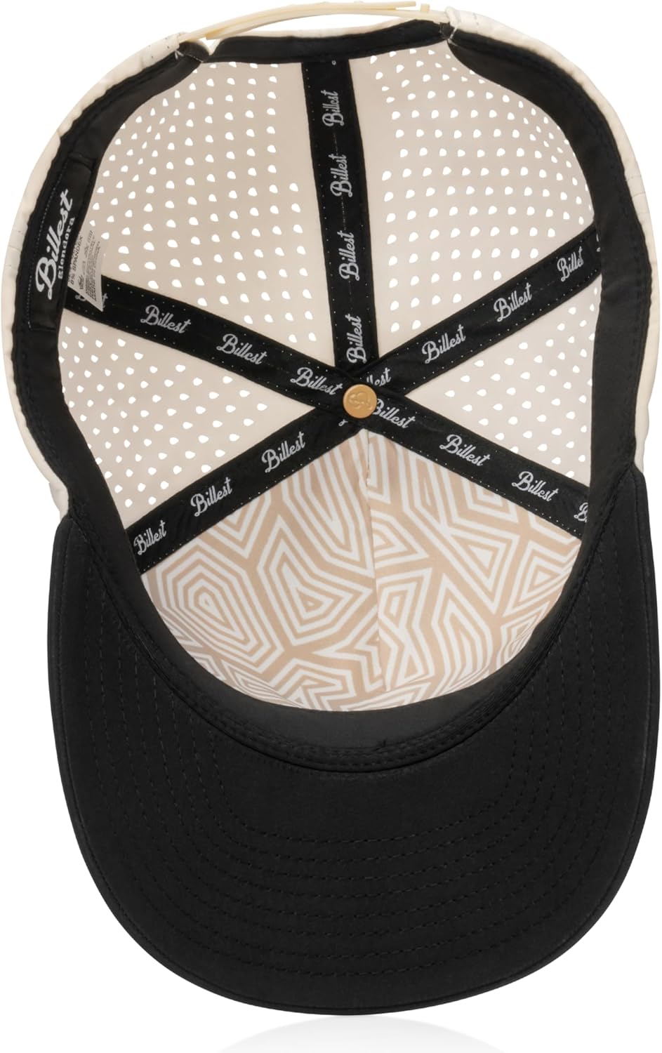 Glendora 5‑Panel High‑Crown Snapback Hat – Lightweight Breathable Mesh Back, Classic Curved Brim - Image 4