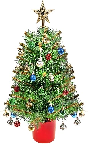 Árbol de Navidad artificial de alta calidad de 4 pies, pino de Navidad verde con piña, árbol de Navidad, decoración de fiesta, 1277 puntas de rama,