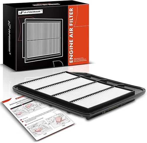 A-Premium Filtro de aire de motor compatible con Infinit QX56 2011-2013, QX80 2014-2022 y Nissan Armada 2017-2022, panel rígido, repuesto # 0421863