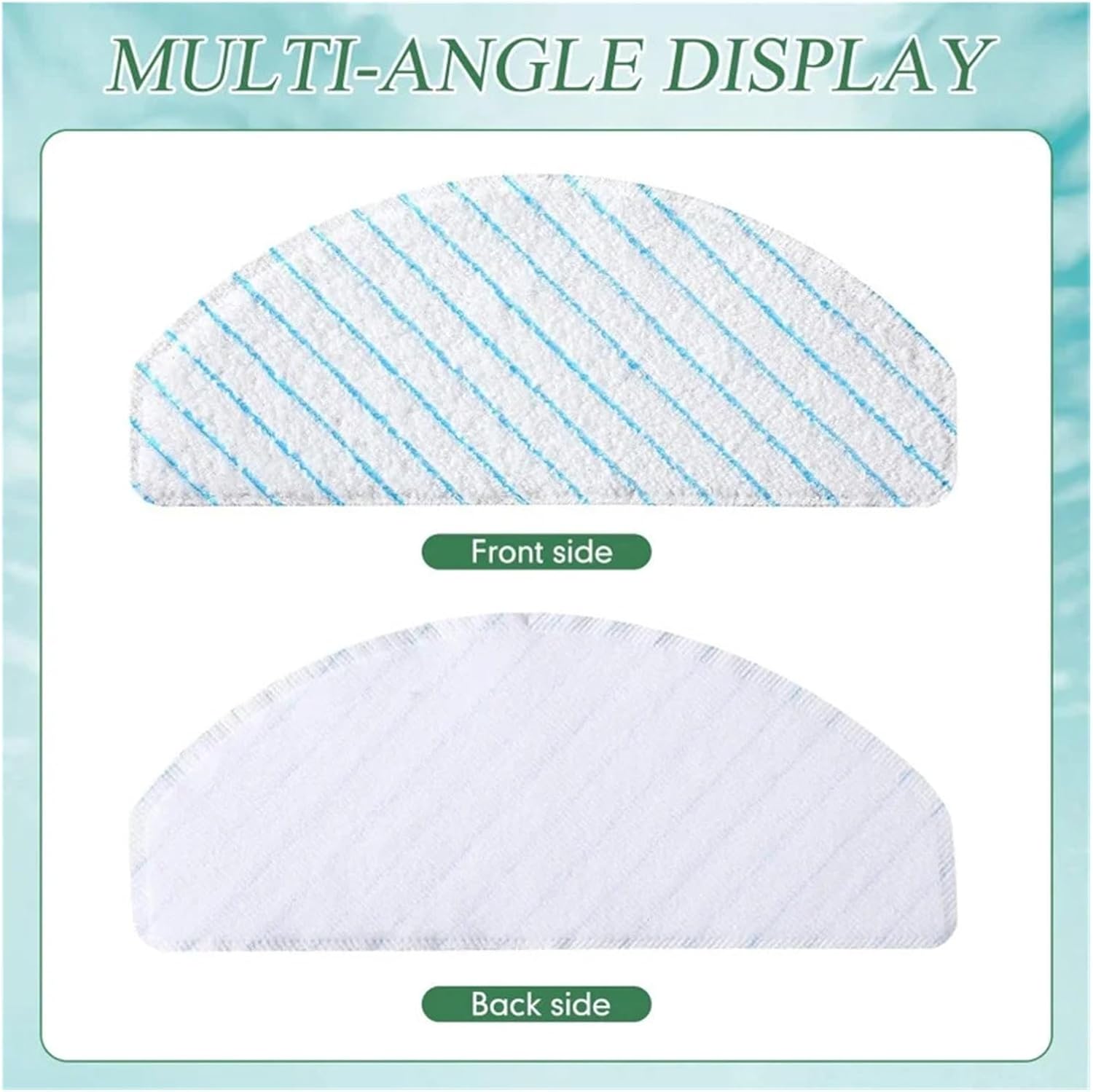 Replacement Disposable Strong Rag Accessories，Compatible for Ecovacs，T8 AIVI/T8 Max/T9 Plus/T9 Power/N8 Pro Vacuum Cleaner(60pcs)