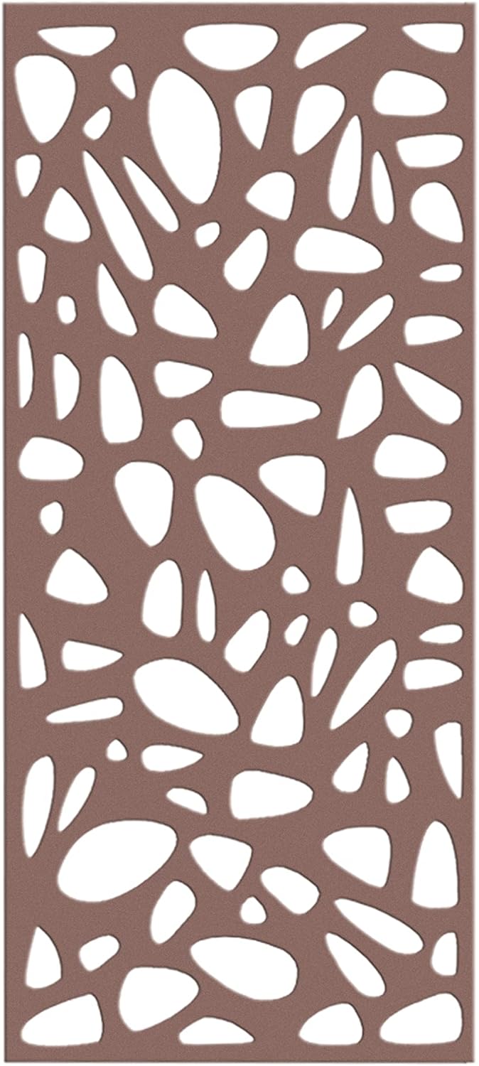 Backyard Discovery Brown Pebble Decorative Screen Panel (Six Panels Included)