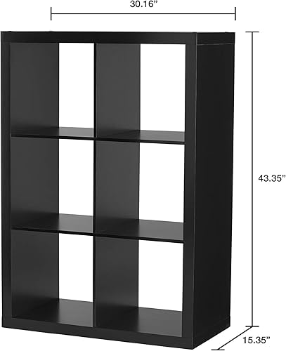 Miniatura 3 de Better Homes and Gardens - Mueble organizador cuadrado de 4 cubos, para almacenamiento, estantería o biblioteca