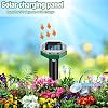 8 Pack Solar Mole Repellent, Ultrasonic Mole Repellent Solar Powered, Solar Mole Repellent Ultrasonic, Sonic Mole Deterrent Devices, Get Rid of Moles Snakes Gophers Vole for Lawn, Yards, Garden