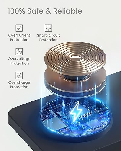 Miniatura 5 de Almohadilla de carga inalámbrica para Apple  Cargador magnético 2 en 1 para iPhone 15141312 Pro MaxProMini, Apple Watch Ultra876SE543, AirPods 3Pro 2