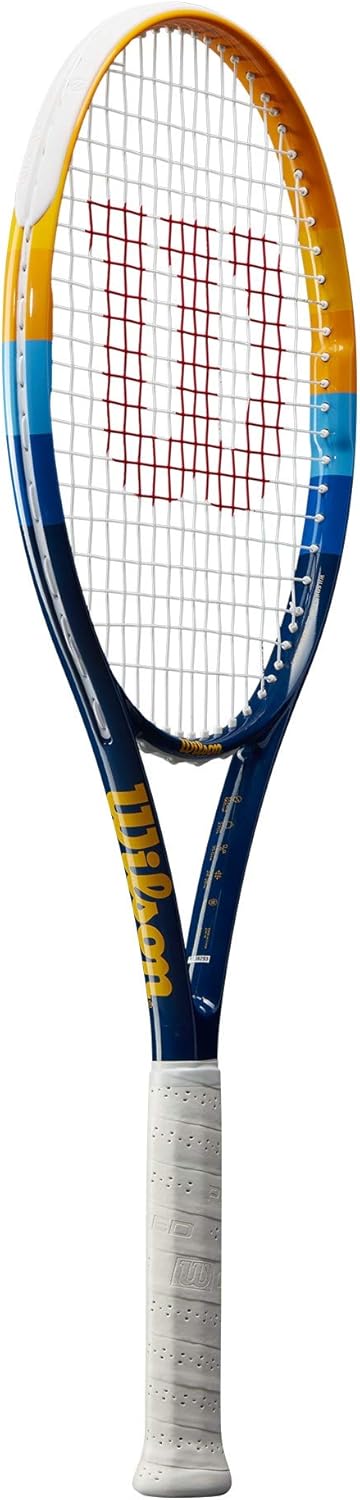 Wilson Profile Adult Recreational Tennis Racket - Blue/Orange