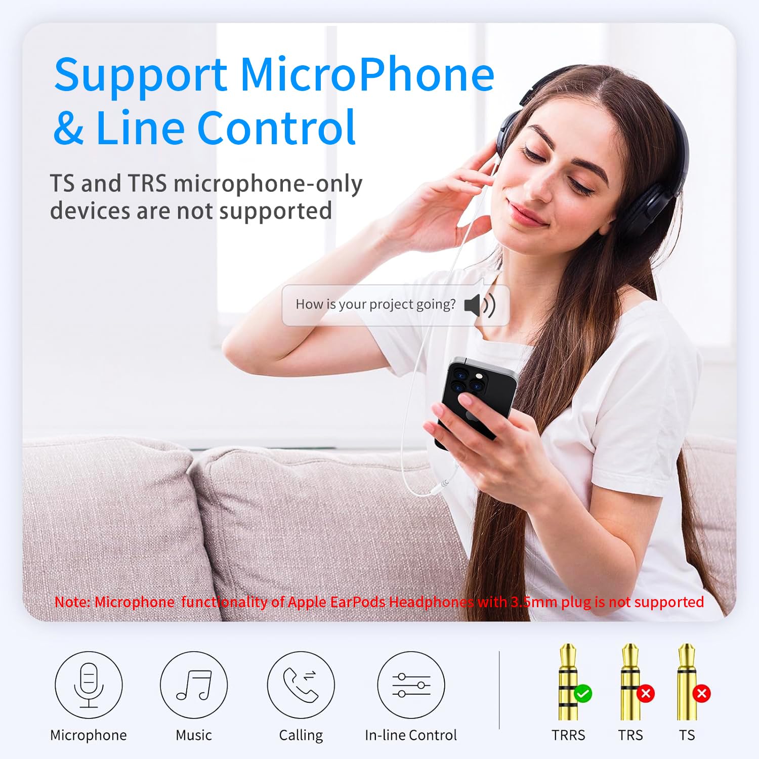 USB-C to 3.5mm Audio Headphone Adapter,HiFi 2 Pack USB C to Aux Female Audio Dongle Cable Cord Compatible with iPhone 16 15 Plus Pro Max Galaxy S25 S24 S23 S22 S21 Ultra Pixel iPad MacBook