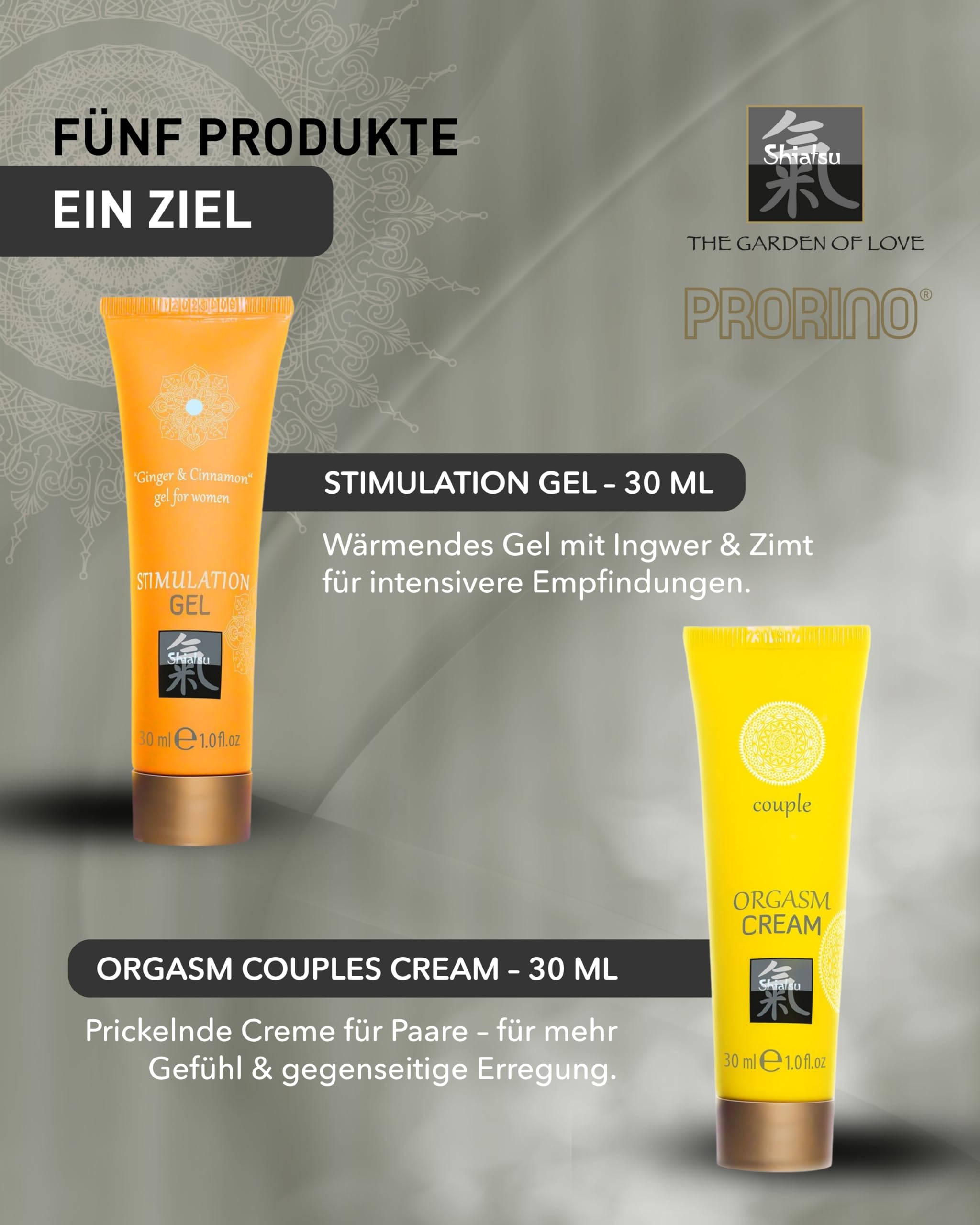 HOT Junggesellinnenbox I Mit Stimulation Gel, Couples Cream, Gleitmittel, Massageöl & Libido-Kapseln I Hochwertige Inhaltsstoffe, verführerische Düfte & Aromen I Ideal als Geschenk