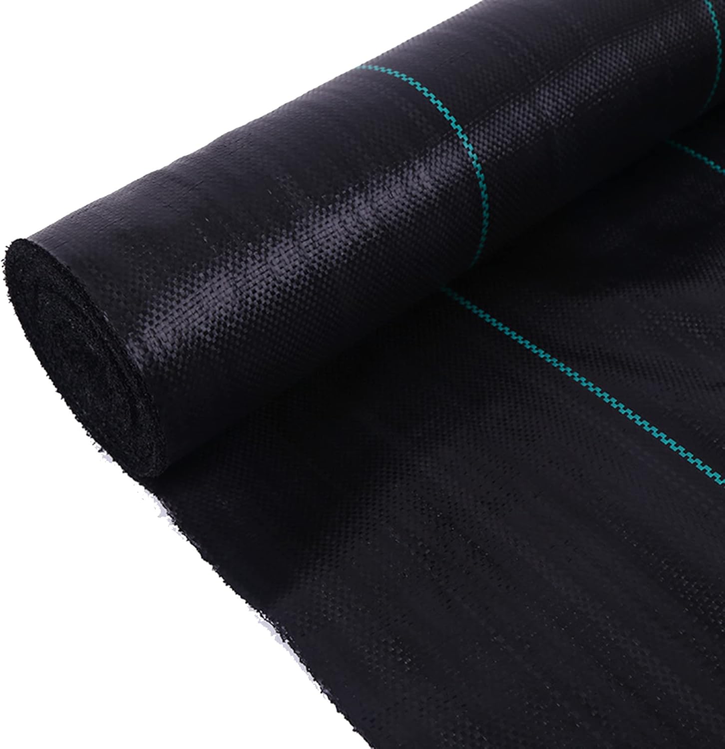 Commercial Weed Barrier Landscape Fabric Heavy-Duty Weed Control Block Gardening Antigrass Ground Cover Mat for Flower Bed / 1X10m