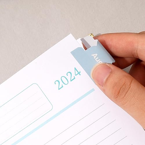 Miniatura 7 de Agenda semanal y mensual 2024 de 8.5 x 11 pulgadas, agenda grande de tapa dura de diciembre de 2023 a diciembre de 2024, planificador de 13 meses