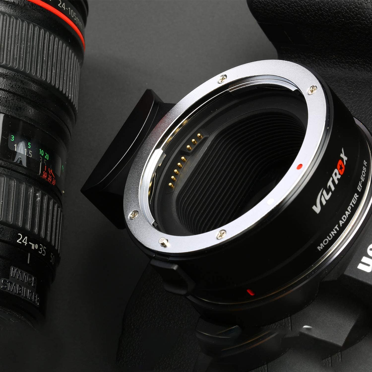 Amazon | VILTROX EF-EOS Rマウントアダプター EF-RFレンズアダプター