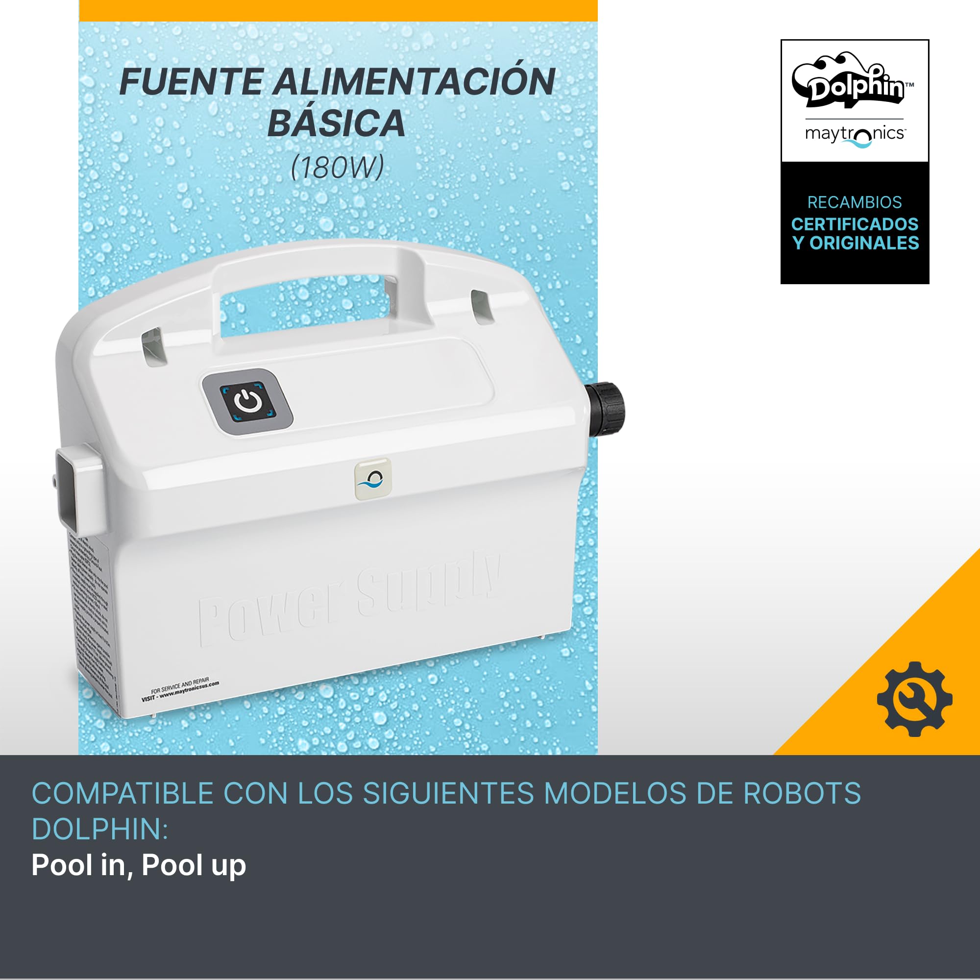 Dolphin Piezas de Recambio Originales - Fuente alimentación básica - Ref. Maytronics: 9995670-ASSY