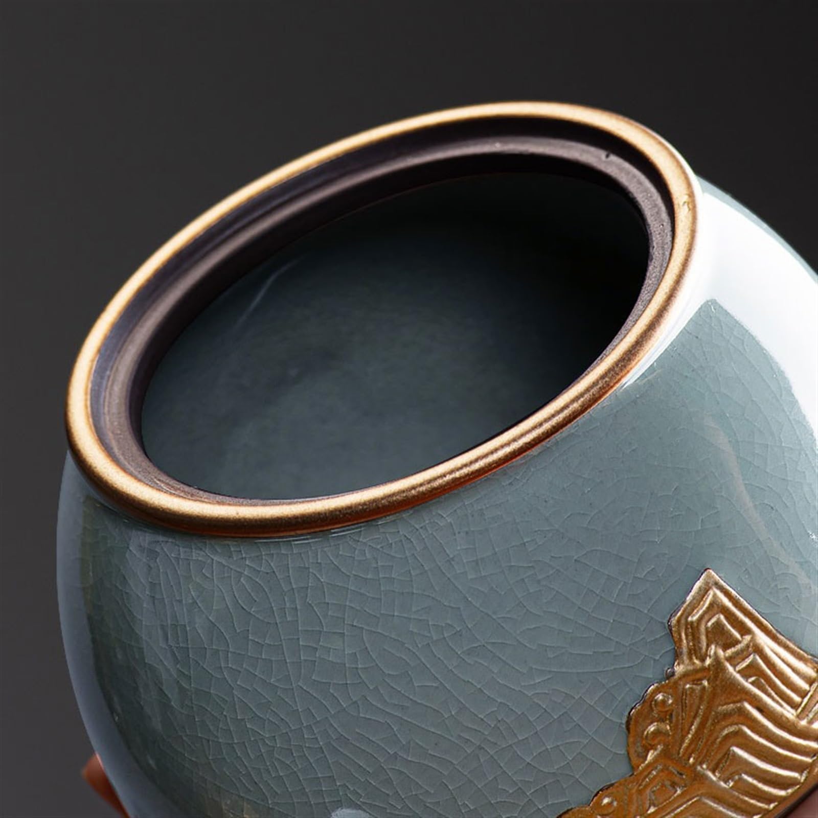 pojemniki na herbatę, kawę i cukier Ceramiczny pojemnik na herbatę Puste puszki Chiński słoik do przechowywania